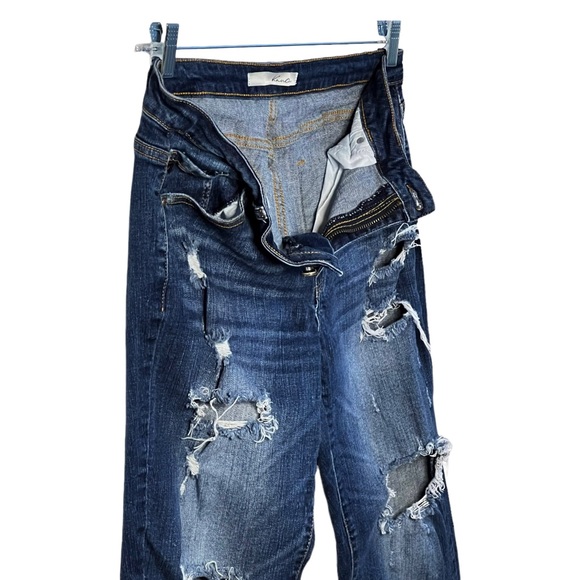 KanCan Austin Mid Rise Super Skinny Jeans Distressed Destroyed KC5055D Sz: 15/31 - Picture 8 of 16